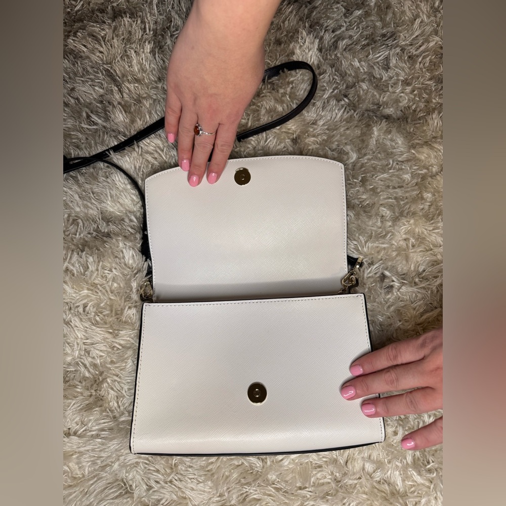 Kate Spade Taupe and White Crossbody Bag - Picture 5 of 15